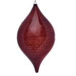 Vickerman MC197488 11.5" Copper Wood Grain Drop Christmas Ornament Pack Of 2