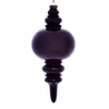 Vickerman MC197526 13" Plum Wood Grain Finial Ornament