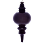Vickerman MC197526 13" Plum Wood Grain Finial Ornament