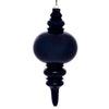 Vickerman MC197531 13" Midnight Blue Wood Grain Finial Ornament