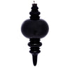 Vickerman MC197564 13" Moss Green Wood Grain Finial Ornament