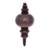 Vickerman MC197587 13" Pewter Wood Grain Finial Ornament