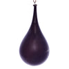 Vickerman MC197626 4" Plum Wood Grain Teardrop Ornament