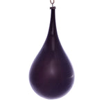 Vickerman MC197626 4" Plum Wood Grain Teardrop Ornament