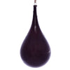 Vickerman MC197665 4" Burgundy Wood Grain Teardrop Christmas Ornament Pack Of 2