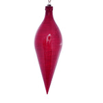 Vickerman MC197703 12" Red Wood Grain Shuttle Ornament