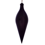 Vickerman MC197726 12" Plum Wood Grain Shuttle Ornament