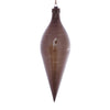 Vickerman MC197787 12" Pewter Wood Grain Shuttle Ornament