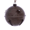 Vickerman MC198087 3" Pewter Wood Grain Bell Ornament