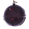 Vickerman MC198265 4.75" Burgundy Wood Grain Bell Christmas Ornament Set Of 4