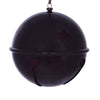 Vickerman MC198326 6" Plum Wood Grain Bell Ornament