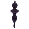 Vickerman MC198665 14" Burgundy Wood Grain Bubble Finial Ornament Pack Of 3