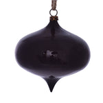 Vickerman MC198826 4" Plum Wood Grain Onion Ornament