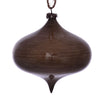 Vickerman MC198887 4" Pewter Wood Grain Onion Ornament