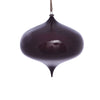 Vickerman MC198965 6" Burgundy Wood Grain Onion Christmas Ornament Pack Of 2