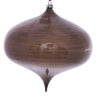 Vickerman MC198987 6" Pewter Wood Grain Onion Ornament