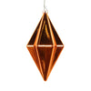 Vickerman MC212118D 5.5" Burnished Orange Shiny Finial Christmas Ornament 4 Pieces Per Bag