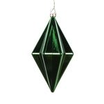 Vickerman MC212324D 5.5" Emerald Matte Finial Christmas Ornament 4 Pieces Per Bag