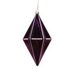 Vickerman MC212126D 5.5" Plum Shiny Finial Christmas Ornament 4 Pieces Per Bag
