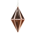 Vickerman MC212158D 5.5" Rose Gold Shiny Finial Christmas Ornament 4 Pieces Per Bag