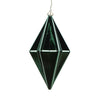 Vickerman MC212174D 5.5" Midnight Green Shiny Finial Christmas Ornament 4 Pieces Per Bag