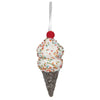 Vickerman MC224776 5.75" Brown Ice Cream Cone Ornament 3 Per Bag.
