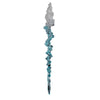Vickerman MC225132 10" Light Blue Icicle Ornament 4 Per Bag.