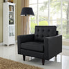 Modway EEI-1012 Empress Bonded Leather Armchair