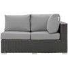 Modway EEI-1857 Sojourn Outdoor Patio Sunbrella Right Arm Loveseat