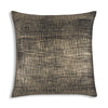 Textured Cotton Throw Pillow 24" X 24" Metallic Accent