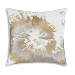 Mira Starburst Velvet Pillow 22" x 22" – Plush Embroidered Modern Glam Accent Cushion By Cloud9