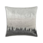 Mira Velvet Pillow 22" x 22" – Plush Embroidered Modern Glam Square Accent Cushion By Cloud9