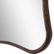 Modern Arch Scalloped Wall Mirror 36