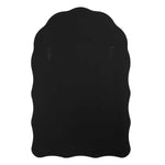 Black backpack on a white background