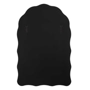 Black backpack on a white background