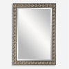 Uttermost 09944 Silvio Tiled Vanity Mirror Antiqued Silver Champagne Finish