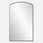 Uttermost 09964 Tordera Black Arch Mirror with Sleek Iron Frame