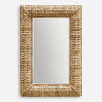 Uttermost 08180 Twisted Seagrass Rectangle Wall Mirror with Coastal Design