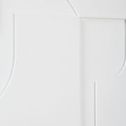 Uttermost 04373 Contours White Wood Wall Decor Set Of 2