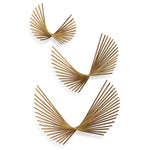 Uttermost 04375 Coreograph Antique Gold Floating Iron Wall Decor Set Of 3