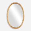 Uttermost 08226 Gillian Oval Mirror with Brushed Gold Iron Frame