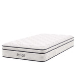 Modway MOD-5768 Jenna 10" Innerspring and Foam Twin Mattress, White