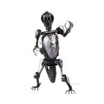 Metal Dinosaur Sculpture – Industrial Design – 17.32 in Decorative Home Accent By Old Modern Handicrafts