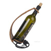 Embellished Wine Holder – Grapevine Design – 11.02 in Rattan Metal Stand