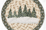 Braided Pine Tree Christmas Trivet – Natural Jute Hot Pad