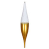 Vickerman MT181308 22" Gold Candy/White Glitter Finial