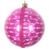 Vickerman MT190279 6" Cerise Glitter Reflector Ornament 2/Bag