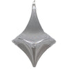 Vickerman MT194007D 8" Silver Candy Glitter Drop Christmas Ornament
