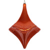 Vickerman MT194018D 8" Burnish Orange Candy Glitter Drop Christmas Ornament