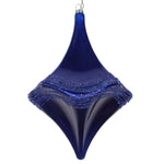 Vickerman MT194022D 8" Cobalt Blue Candy Glitter Drop Ornament